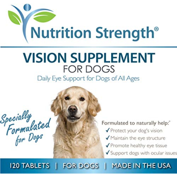 Nutrition Strength Daily Vision Supplement for Dogs 120 Tablets
