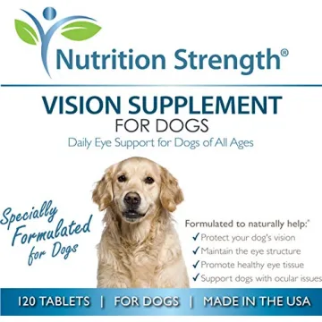 Nutrition Strength Daily Vision Supplement for Dogs 120 Tablets