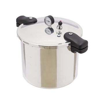 Efficient 23 Quart Pressure Cooker with Safety Features