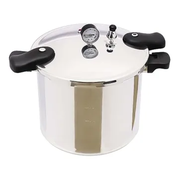 Efficient 23 Quart Pressure Cooker with Safety Features