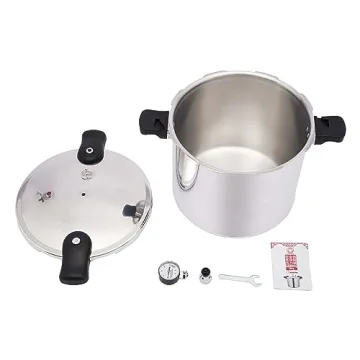 Efficient 23 Quart Pressure Cooker with Safety Features