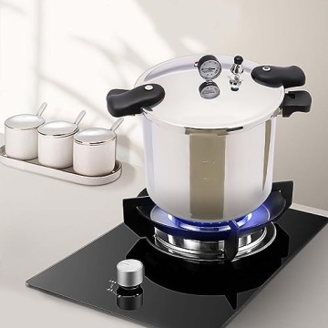 Efficient 23 Quart Pressure Cooker with Safety Features