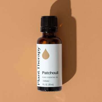 Plant Therapy Patchouli Essential Oil for Wellness and Skin Care