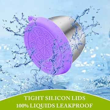 FUNFERY Stainless Steel Salad Dressing Container Set