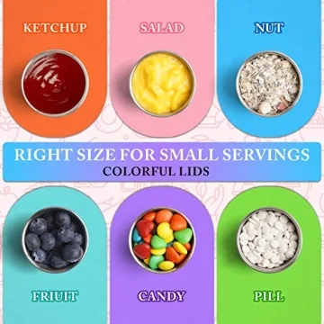 FUNFERY Stainless Steel Salad Dressing Container Set