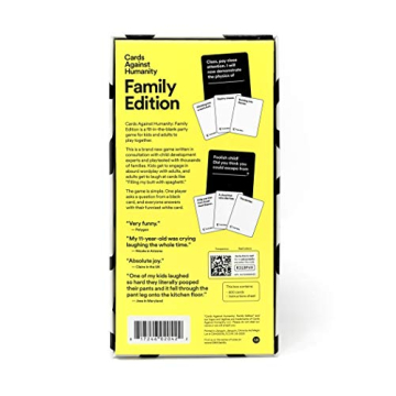 Cards Against Humanity Family Edition Game for Ages 8 and Up