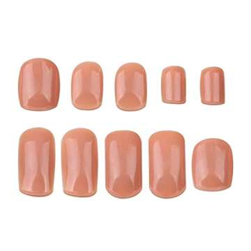 Nail Tip 200pcs/pack Replacement Refill False Nail Fake Nails Tips Set For Practice Training Trainer Hand DIY Nail Art Salon Tips 5 Sizes