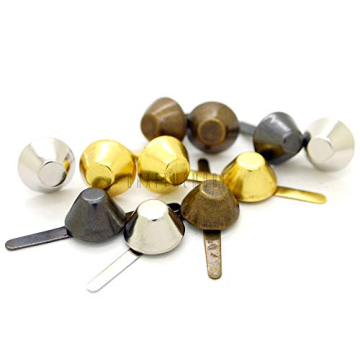 CRAFTMEMORE Cone Brads - Durable Purse Feet 100 PCS