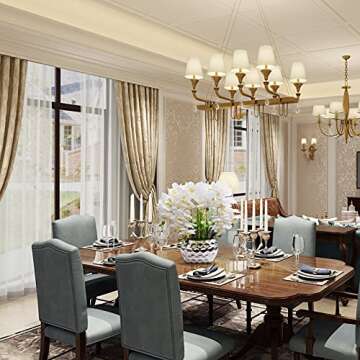 Fleanil Faux Orchid Flowers with Silver Ceramic Vase