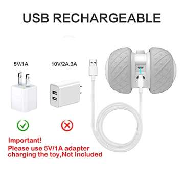 PetDroid Interactive Dog Ball for Fun Pet Playtime