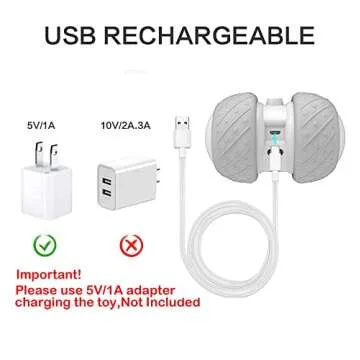 PetDroid Interactive Dog Ball for Fun Pet Playtime