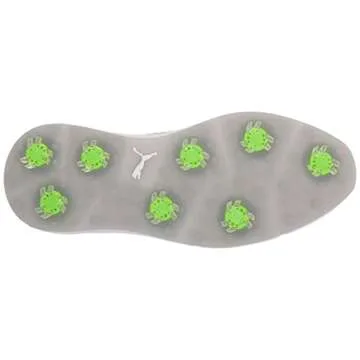 PUMA mens Ignite Articulate Golf Shoe, Puma White/Puma Silver/High-rise, 9 US