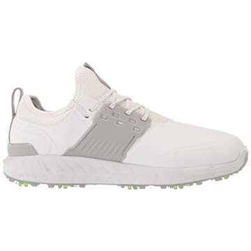 PUMA mens Ignite Articulate Golf Shoe, Puma White/Puma Silver/High-rise, 9 US