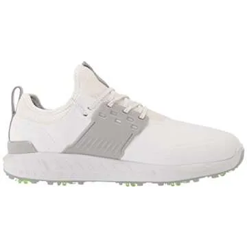 PUMA mens Ignite Articulate Golf Shoe, Puma White/Puma Silver/High-rise, 9 US