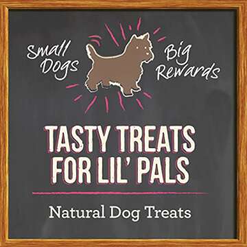 Merrick Lil’ Plates Grain Free Small Dog Treats, Natural Training Treats For Small Dogs, Bitty Beef Recipe - 5 oz. Pouch