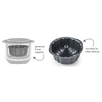 Instant Pot Non-Stick Fluted Cake Pan for Versatile Baking