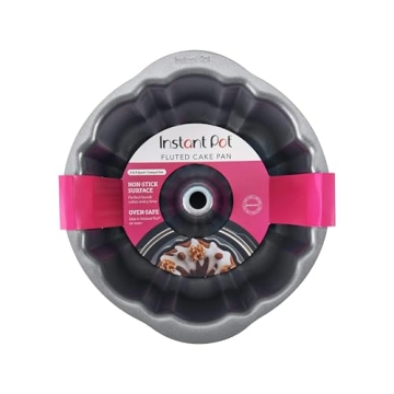 Instant Pot Non-Stick Fluted Cake Pan for Versatile Baking