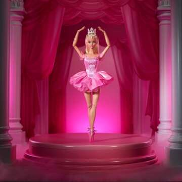 Barbie Signature Ballet Wishes Doll, Collectible Fashion Doll in Satiny, Pink Tutu with Blonde Hair and Giftable Packaging