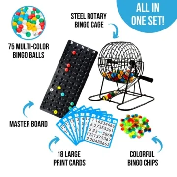 Regal Bingo Deluxe Set for Family Fun and Parties