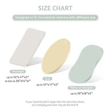 Blissful Diary Muslin Bassinet Sheets for Baby Girls Boys, Boho Soft Cotton Fitted for Oval Hourglass Rectangle Mattress, 2 Pack(Roman Green&Leaf)