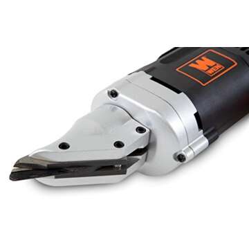 WEN Metal Shear, Swivel Head, Variable Speed, 18-Gauge, 4-Amp (3650)