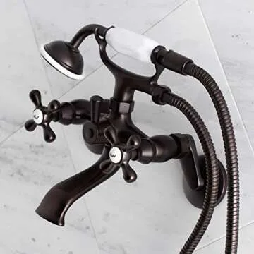 Stylish Kingston Brass Clawfoot Tub Faucet - Oil-Rubbed Bronze