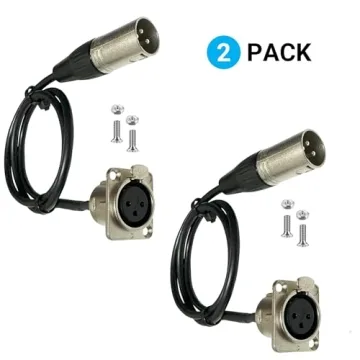 DIYTECH XLR Stage Box 2-Pack for Pro Audio Installations