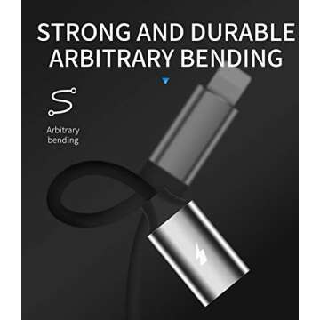 Apple MFI Certified Headphone Adapter Lightning to Audio Jack Charger Extender Earphone Charging Splitter Compatible with Iphone 11 12mini pro max xs xr x se2 7 8plus for Ipad Air Cord Cable Converter