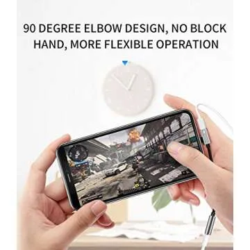 Apple MFI Certified Headphone Adapter Lightning to Audio Jack Charger Extender Earphone Charging Splitter Compatible with Iphone 11 12mini pro max xs xr x se2 7 8plus for Ipad Air Cord Cable Converter