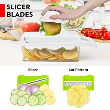 Snifitar Veggie Chopper - 14 in 1 Multifunctional Kitchen Tool