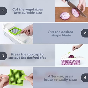 Snifitar Veggie Chopper - 14 in 1 Multifunctional Kitchen Tool