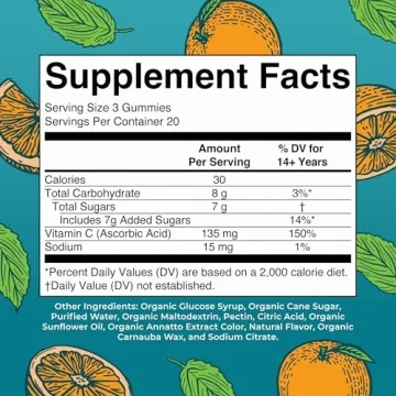 MaryRuth Organic Vitamin C Gummies | Vegan & Tasty | Immune Support