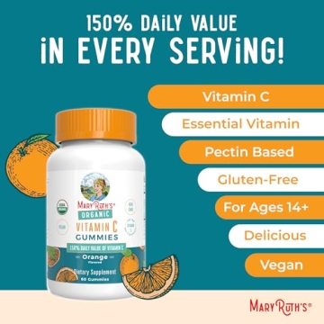 MaryRuth Organic Vitamin C Gummies | Vegan & Tasty | Immune Support