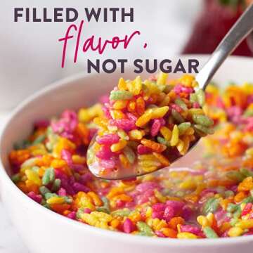 HighKey Sugar Free Protein Cereal - 8oz Fruity Keto Snacks for Healthy Breakfast