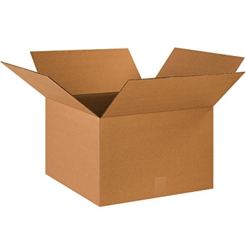 SHIP NOW SUPPLY 18 x 18 x 12 Corrugated Cardboard Boxes, Medium 18"L x 18"W x 12"H, Pack of 20 | Shi...