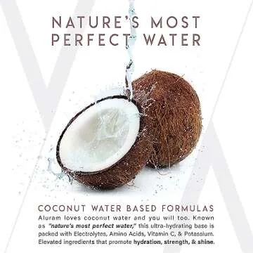 Hydrating ALURAM Coconut Water Curly Shampoo & Conditioner
