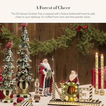 Charming MacKenzie-Childs Christmas Cardinal Tree Decor