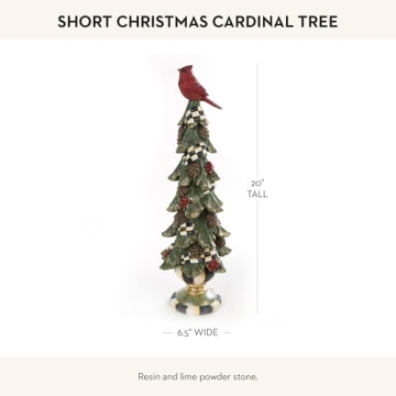 Charming MacKenzie-Childs Christmas Cardinal Tree Decor