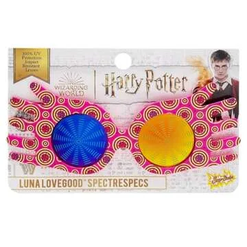 Sun-Staches Luna Lovegood Spectrespecs | Official Wizarding World Womens Sunglasses | Harry Potter Costume Accessory | UV400 Lenses | One Size Fits Most