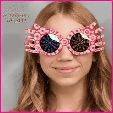 Sun-Staches Luna Lovegood Spectrespecs | Official Wizarding World Womens Sunglasses | Harry Potter Costume Accessory | UV400 Lenses | One Size Fits Most