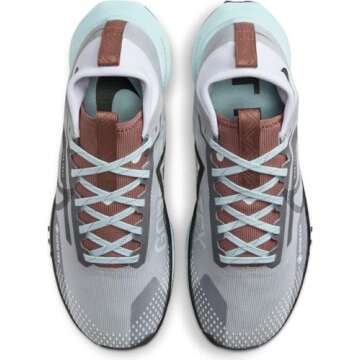 Nike Women's Running Shoes, Lt Smoke Grey Black Glacier Blue, 8