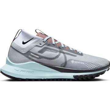 Nike Women's Running Shoes, Lt Smoke Grey Black Glacier Blue, 8