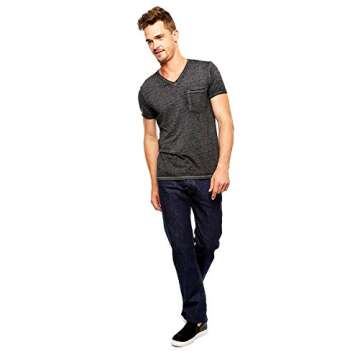 Levi's Men's 501 Original Fit Jeans (Also Available in Big & Tall), (New) Rinse, 38W x 36L