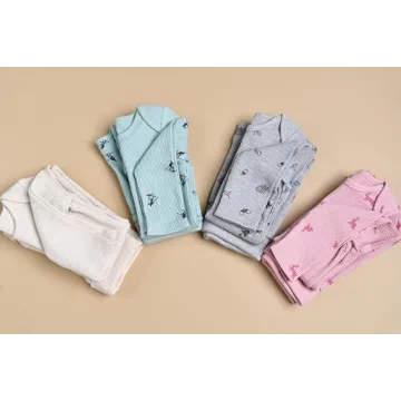 Unisex Long Sleeve Bodysuit and Pant Set for Infants