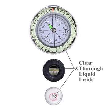Sportneer Military Grade Hiking Compass for Kids