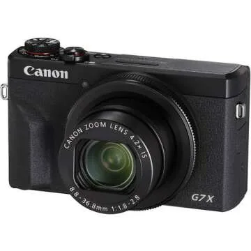 Canon PowerShot G7 X Mark III Digital Camera (Black) + 16GB Memory Card + Memory Card Reader + Pixibytes Microfiber Cleaning Cloth