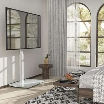 Rfiver TV Stand with Swivel Mount for 32-65 Inch Screens