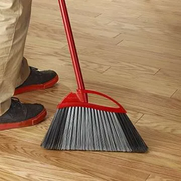 O-Cedar Power Corner Large Angle Broom for Effortless Cleaning