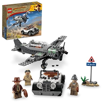 LEGO Indiana Jones and the Last Crusade Fighter Plane Chase 77012 Building Set, Featuring a Buildabl...
