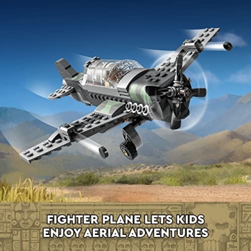 LEGO Indiana Jones Plane Chase Set for Kids 8-12